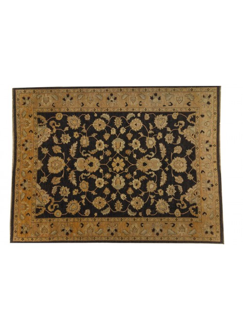 Teppich Chobi Schwarz 310x420 cm Afghanistan - 100% Hochlandschurwolle