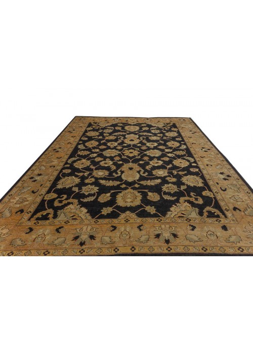 Teppich Chobi Schwarz 310x420 cm Afghanistan - 100% Hochlandschurwolle