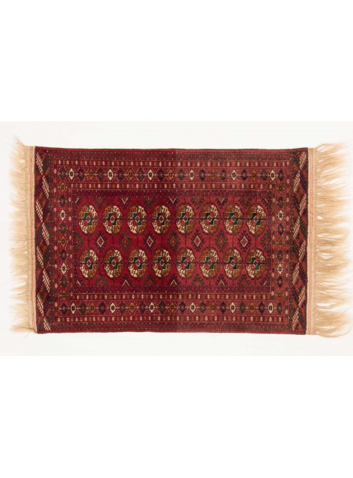 Teppich Buchara Beige 80x120 cm Turkmenistan - 100% Schurwolle