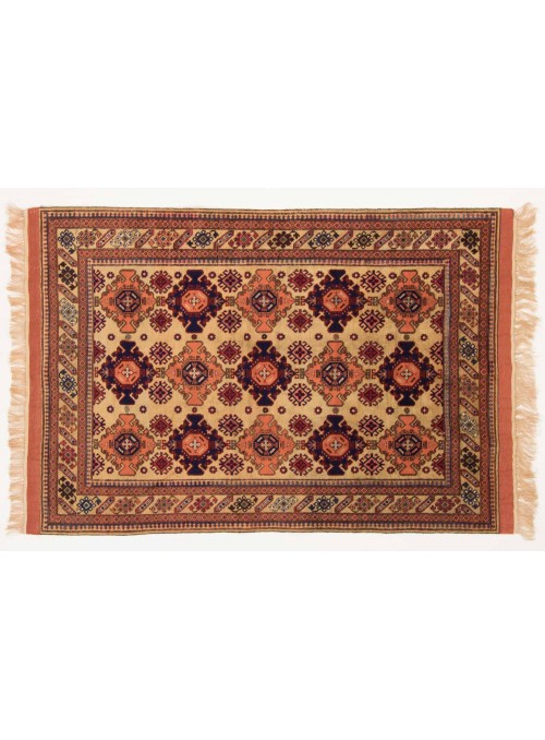 Carpet Mauri Kabul Gold 110x160 cm Afghanistan - Wool and natural silk