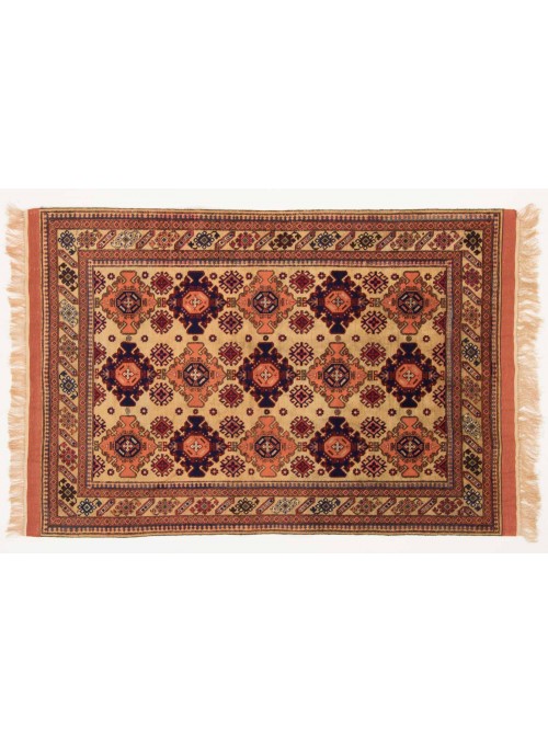 Teppich Mauri Kabul Gold 110x160 cm Afghanistan - Schurwolle, Naturseide