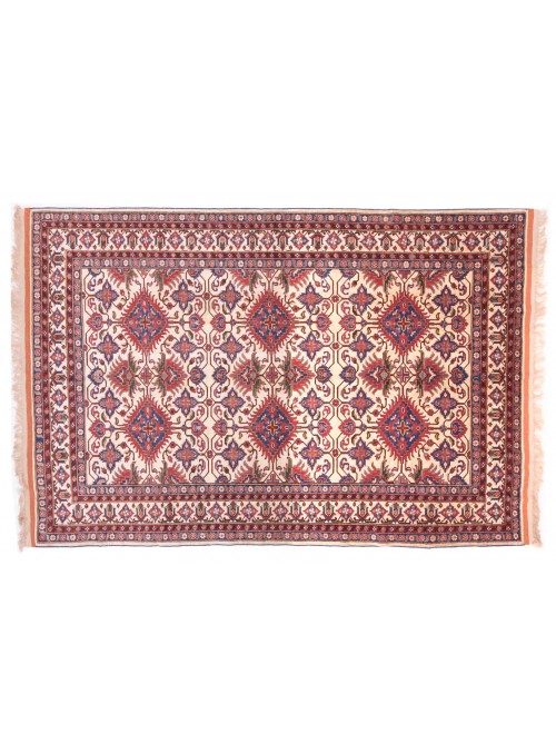 Carpet Mauri Kabul Beige 200x290 cm Afghanistan - Wool and natural silk