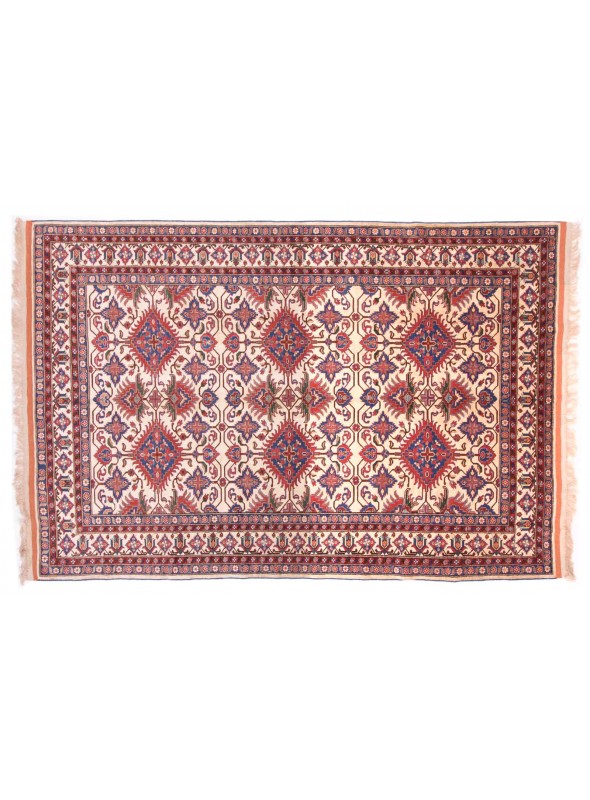 Carpet Mauri Kabul Beige 200x290 cm Afghanistan - Wool and natural silk