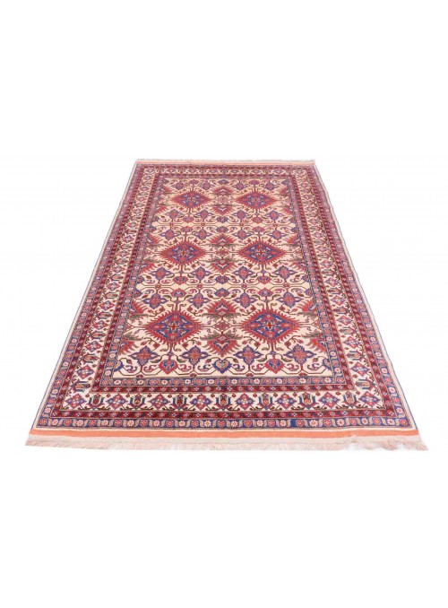 Carpet Mauri Kabul Beige 200x290 cm Afghanistan - Wool and natural silk