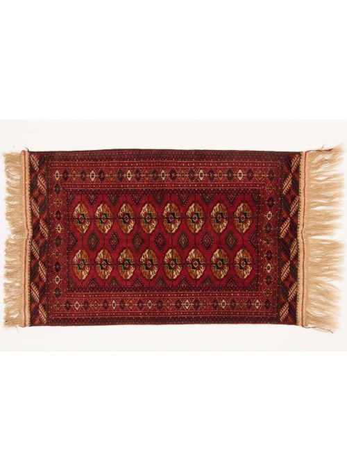 Teppich Buchara Rot 80x130 cm Turkmenistan - 100% Schurwolle