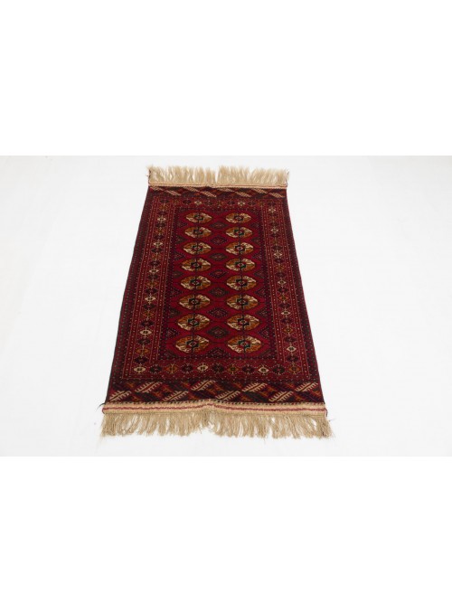 Teppich Buchara Rot 80x130 cm Turkmenistan - 100% Schurwolle