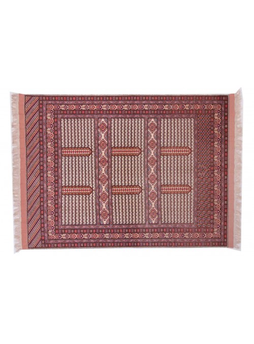 Carpet Mauri Kabul Colorful 220x280 cm Afghanistan - Wool and natural silk