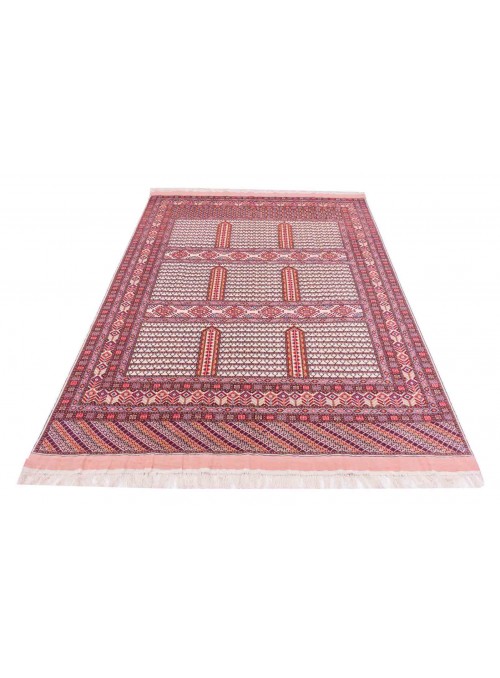 Carpet Mauri Kabul Colorful 220x280 cm Afghanistan - Wool and natural silk