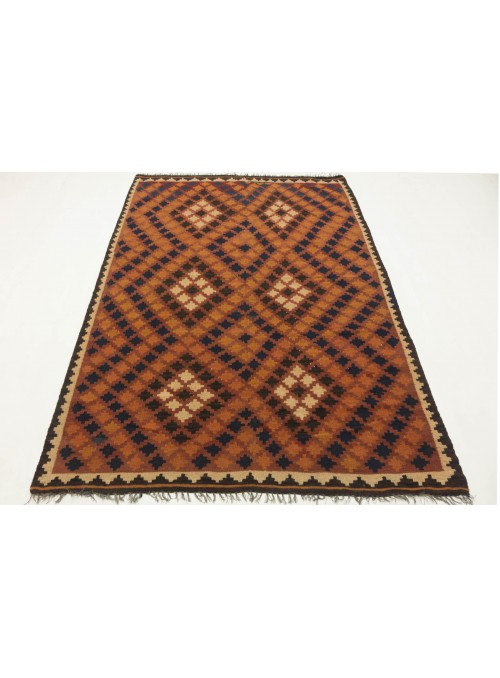 Teppich Kelim Maimana Orange 170x230 cm Afghanistan - Schurwolle