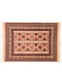 Carpet Mauri Kabul Beige 120x150 cm Afghanistan - Wool and natural silk