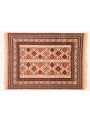 Teppich Mauri Kabul Beige 120x150 cm Afghanistan - Schurwolle, Naturseide