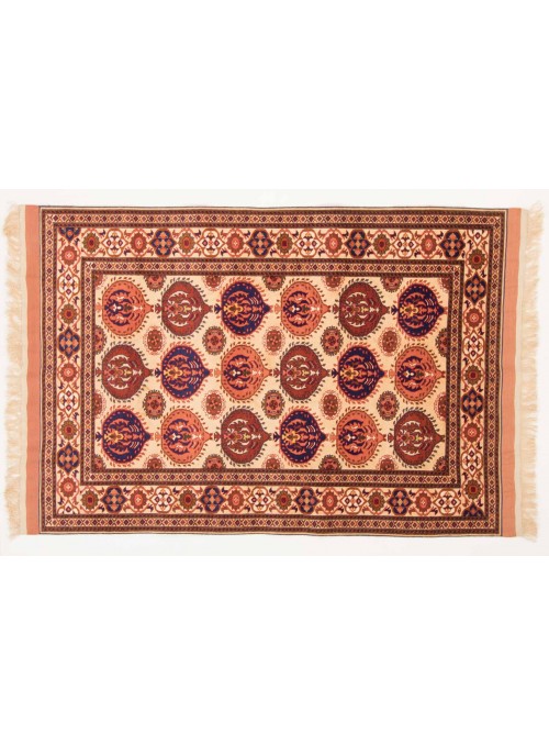 Carpet Mauri Kabul Red 120x160 cm Afghanistan - Wool and natural silk