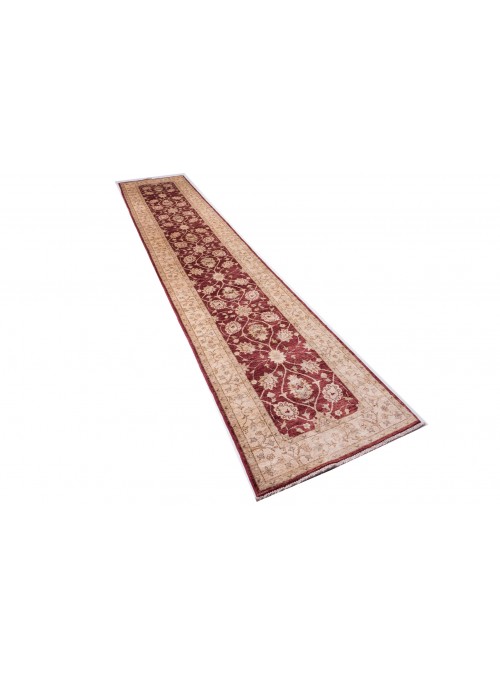 Carpet Chobi Red 90x430 cm Afghanistan - 100% Highland wool