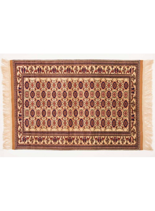 Carpet Mauri Kabul Brown 120x160 cm Afghanistan - Wool and natural silk