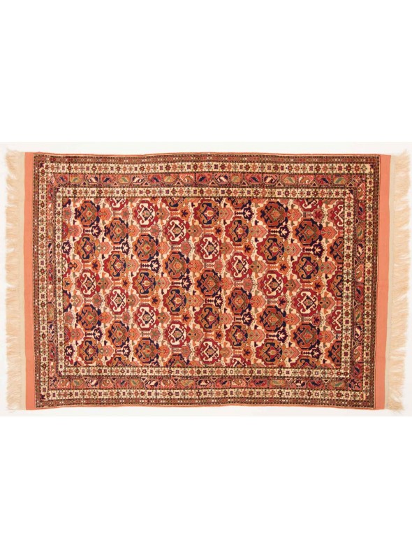 Carpet Mauri Kabul Brown 120x160 cm Afghanistan - Wool and natural silk