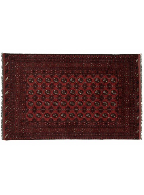 Teppich Aktcha Beige 150x250 cm Afghanistan - 100% Schurwolle
