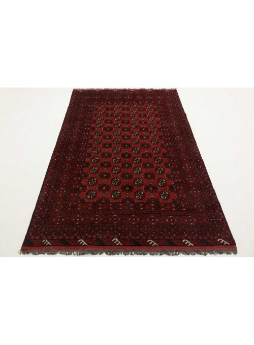 Teppich Aktcha Beige 150x250 cm Afghanistan - 100% Schurwolle
