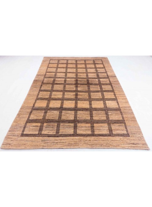 Teppich Chobi-modern Beige 190x270 cm Afghanistan - 100% Schurwolle