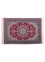 Teppich Esfahan Mehrfarbig 70x100 cm Iran - 100% Schurwolle