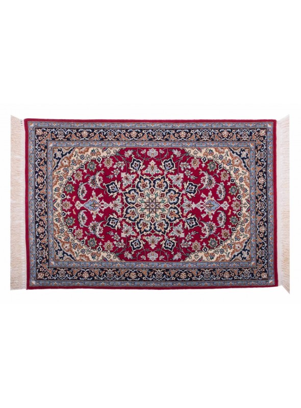 Teppich Esfahan Mehrfarbig 70x100 cm Iran - 100% Schurwolle