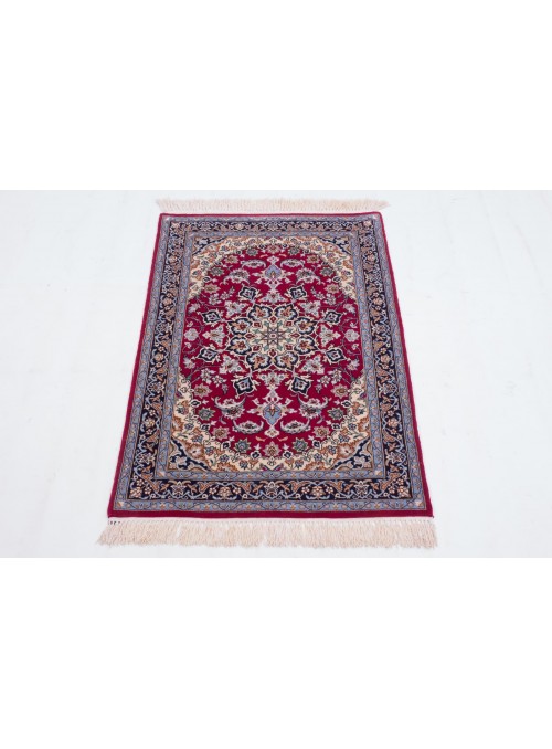 Teppich Esfahan Mehrfarbig 70x100 cm Iran - 100% Schurwolle