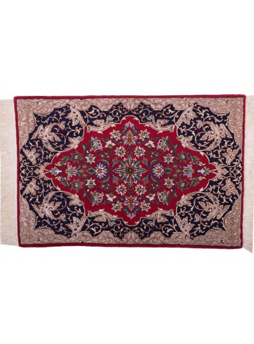 Carpet Esfahan Red 70x110 cm Iran - 100% Wool