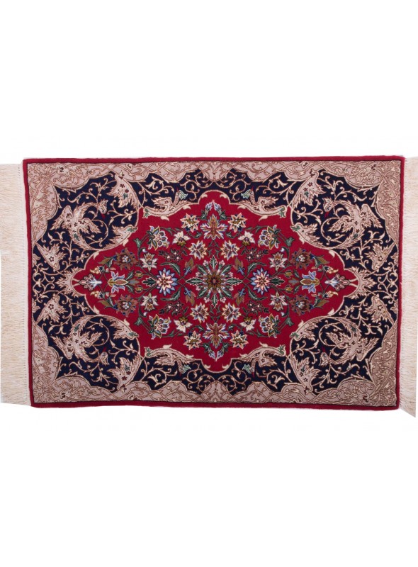 Carpet Esfahan Red 70x110 cm Iran - 100% Wool