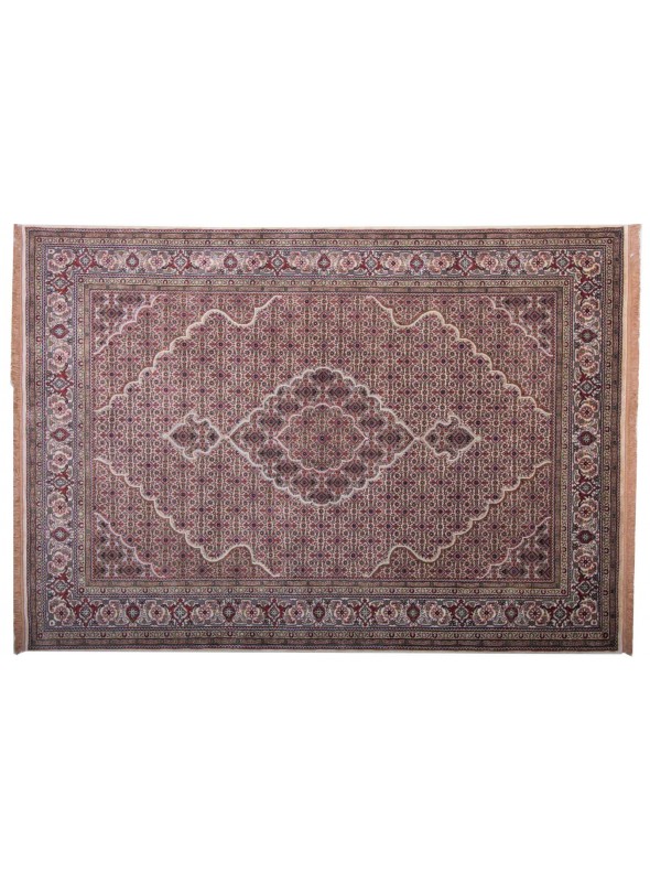 Teppich Tabriz Mehrfarbig 170x240 cm Indien - Schurwolle