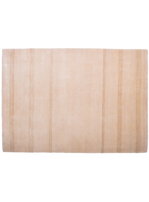 Teppich Loribaft Beige 140x200 cm Indien - 100% Schurwolle