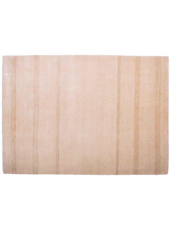 Teppich Loribaft Beige 140x200 cm Indien - 100% Schurwolle