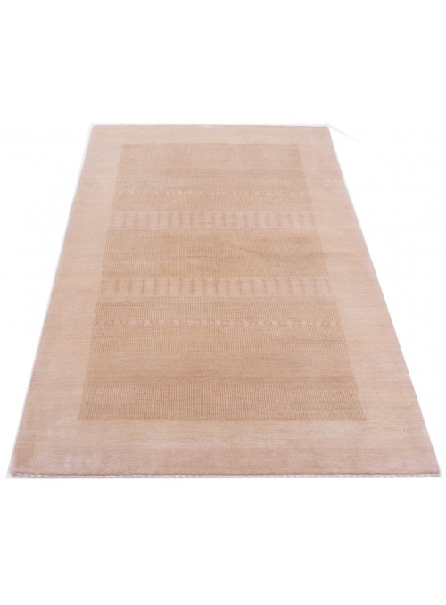 Teppich Loribaft Beige 120x180 cm Indien - 95% Schurwolle 5% Acryl