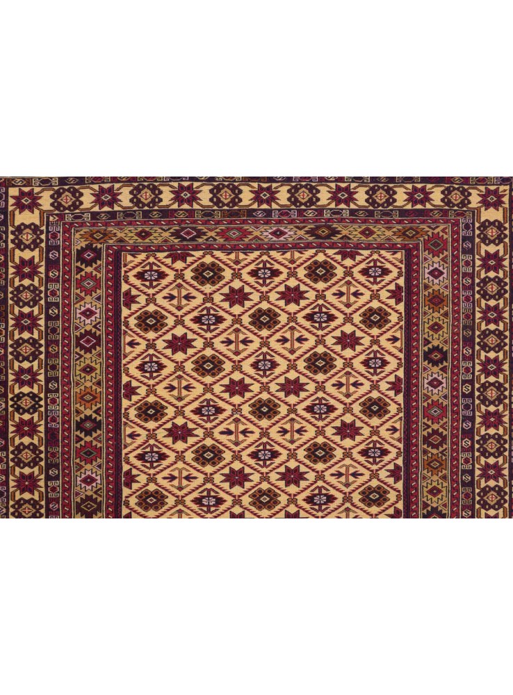 Afghan Mushwani Kelim Carpet Hand Woven 130x190 Multi-coloured Geometric/Graphic 