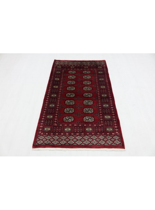 Carpet Silk touch Red 90x150 cm Pakistan - 95% Wool, 5% acryl