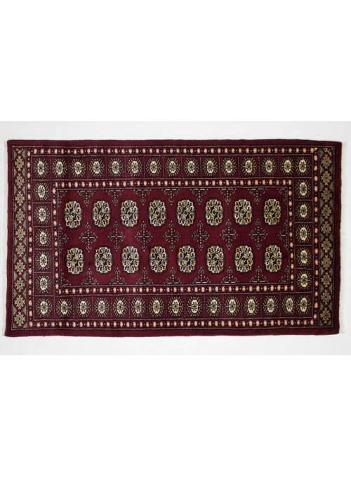 Carpet Silk touch Red 90x150 cm Pakistan - 95% Wool, 5% acryl