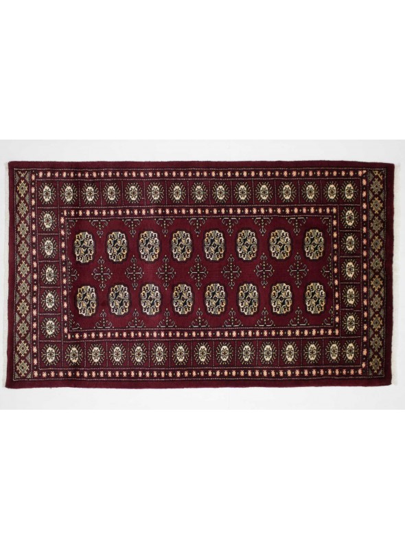 Carpet Silk touch Red 90x150 cm Pakistan - 95% Wool, 5% acryl