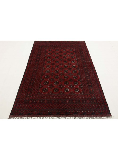 Carpet Ktcha Red 160x240 cm Afghanistan - 100% Wool