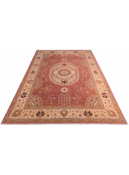 Teppich Chobi Rot 250x350 cm Afghanistan - 100% Hochlandschurwolle