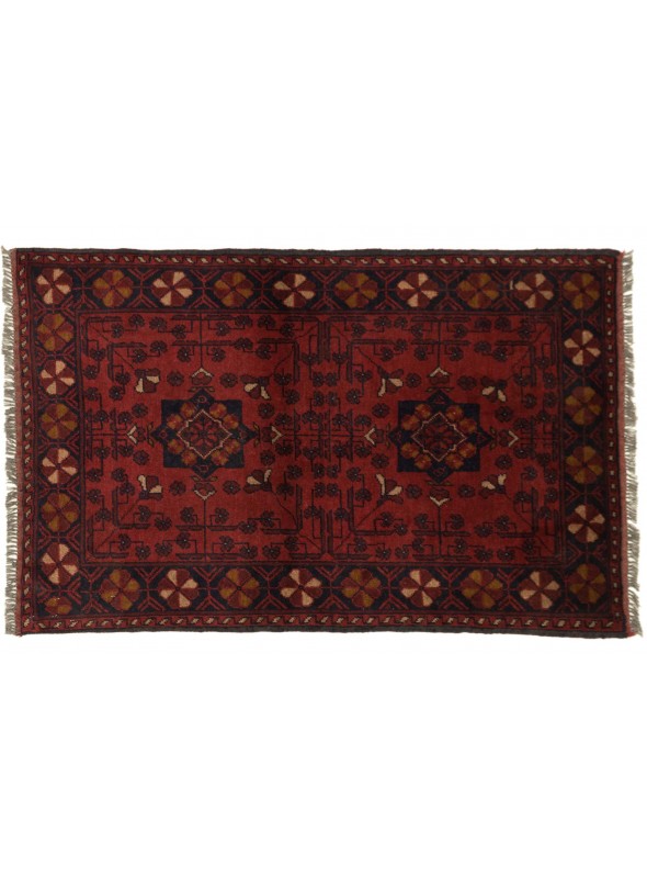 Carpet Khan Mohamadi Brown 80x120 cm Afghanistan - 100% Wool