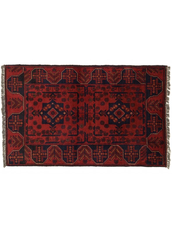 Carpet Khan Mohamadi Brown 80x120 cm Afghanistan - 100% Wool