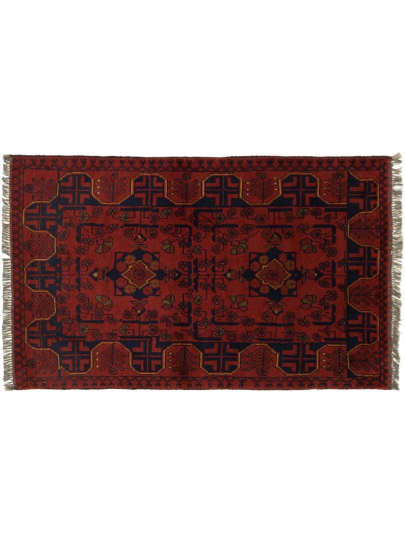 Carpet Khan Mohamadi Red 70x120 cm Afghanistan - 100% Wool