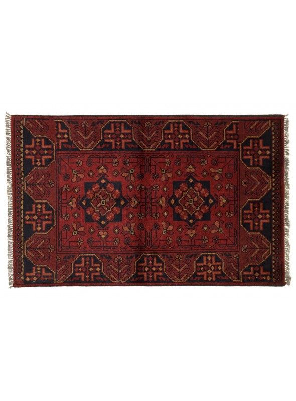 Carpet Khan Mohamadi Brown 80x120 cm Afghanistan - 100% Wool