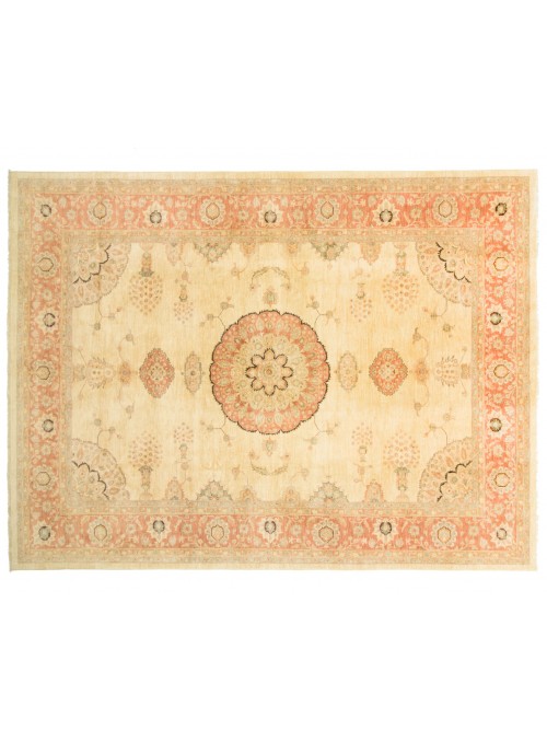 Teppich Chobi Beige 310x420 cm Afghanistan - 100% Hochlandschurwolle