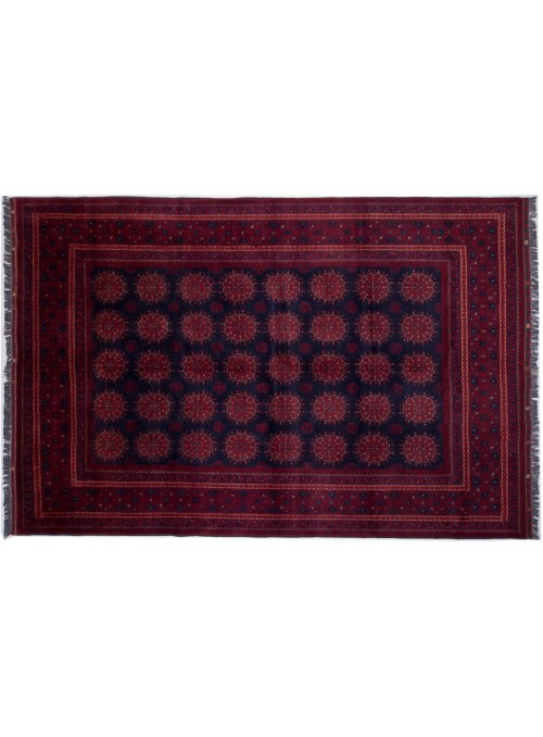 Carpet Kunduz Red 200x300 cm Afghanistan - 100% Wool