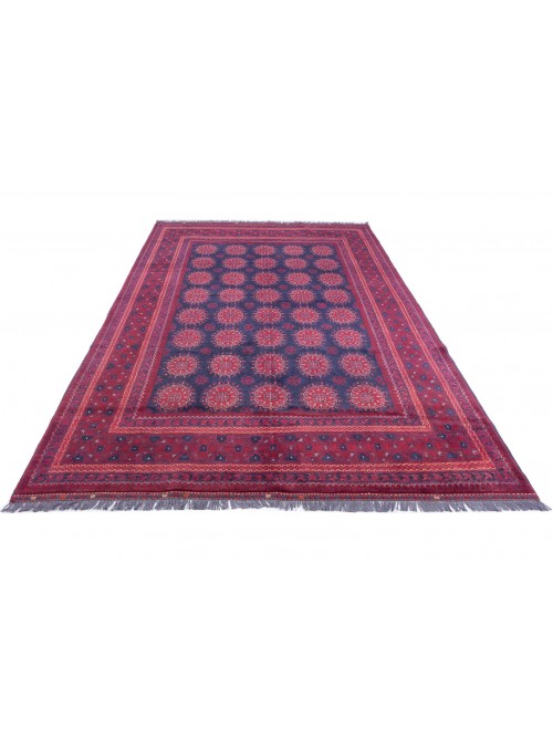 Carpet Kunduz Red 200x300 cm Afghanistan - 100% Wool