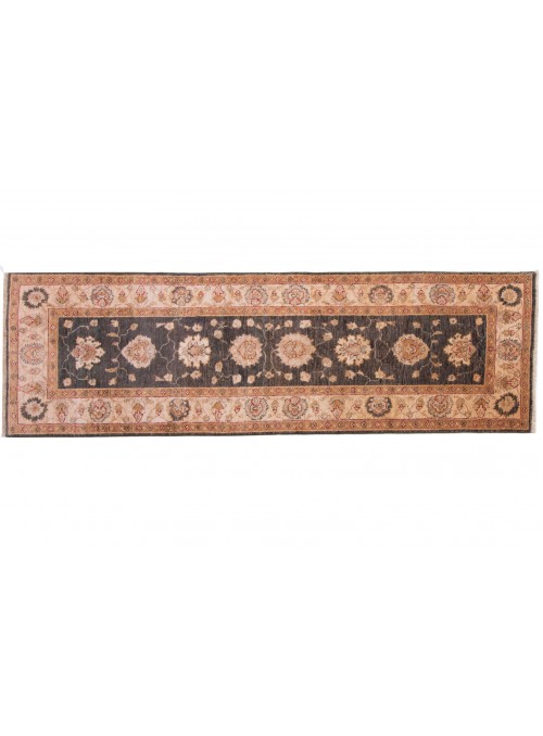 Carpet Chobi Brown 80x260 cm Afghanistan - 100% Highland wool