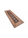 Carpet Chobi Brown 80x260 cm Afghanistan - 100% Highland wool