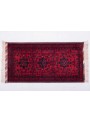 Teppich Belgique Rot 50x100 cm Afghanistan - 100% Schurwolle