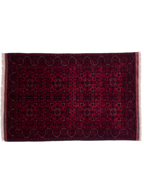 Carpet Belgique Red 100x150 cm Afghanistan - 100% Wool