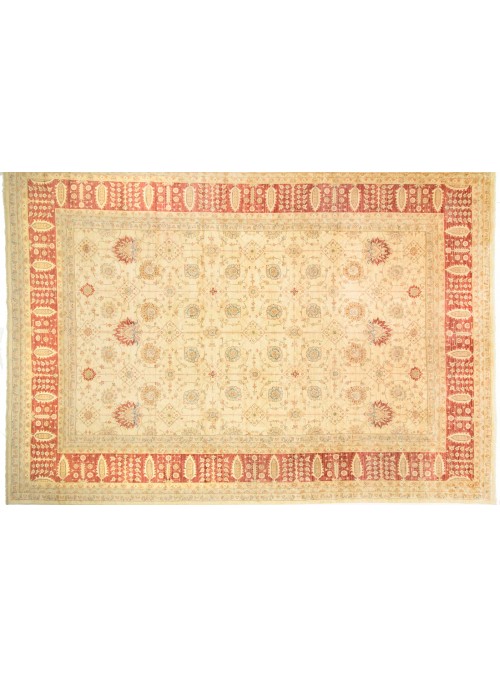 Carpet Chobi Beige 370x520 cm Afghanistan - 100% Highland wool