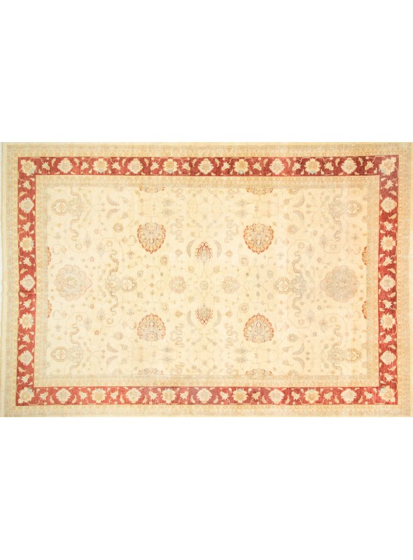 Teppich Chobi Beige 370x540 cm Afghanistan - 100% Hochlandschurwolle